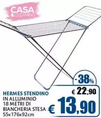 Casa - Hermes Stendino In Alluminio