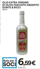 Donte & ricci - Olio Extra Vergine Di Oliva Fasciato Argento
