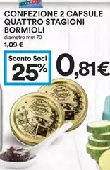 Bormioli Rocco - Confezione 2 Capsule Quattro Stagioni