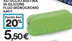 Monocromo - Astuccio Bustina In Silicone Fluo