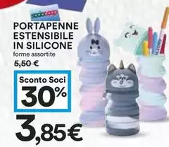 Portapenne Estensibile In Silicone