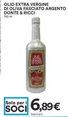 Donte & ricci - Olio Extra Vergine Di Oliva Fasciato Argento