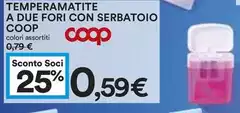 Coop - Temperamatite A Due Fori Con Serbatoio