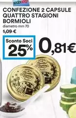 Bormioli Rocco - Confezione 2 Capsule Quattro Stagioni