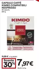Kimbo - Capsule Caffè Compatibili Nespresso