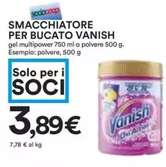 Vanish - Smacchiatore Per Bucato