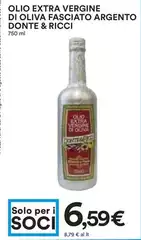 Donte & Ricci - Olio Extra Vergine Di Oliva Fasciato Argento