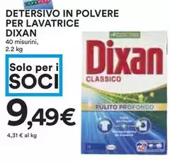 Dixan - Detersivo In Polvere Per Lavatrice