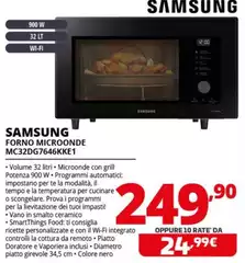 Samsung - Forno Microonde MC32DG7646KKE1