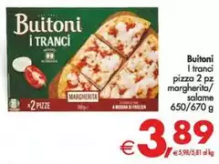 Buitoni - I Tranci Pizza Margherita/ Salame