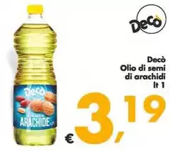 Gusto decò - Olio Di Semi Di Arachidi