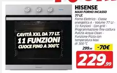 Hisense - Maxi Forno Incasso 