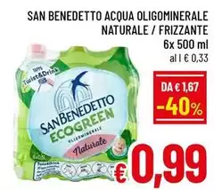 San Benedetto - Acqua Oligominerale Naturale/Frizzante
