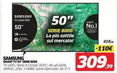 Samsung - Smart Tv 50" Serie 8000