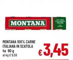 Montana - 100% Carne Italiana In Scatola
