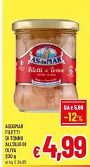 Asdomar - Filetti Di Tonno All'Olio Di Oliva