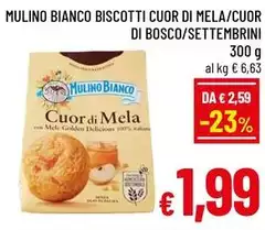 Mulino Bianco - Biscotti Cuor Di Mela/Cuor Di Bosco/Settembrini
