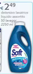 Soft - Detersivo Lavatrice Liquido Assortito 50 Lavaggi