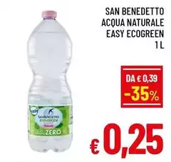 San Benedetto - Acqua Naturale Easy Ecogreen