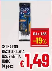 Selex - Ego Rasoio Bilama Usa E Getta Uomo