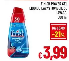 Finish - Power Gel Liquido Lavastoviglie