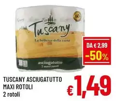 Tuscany - Asciugatutto Maxi Rotoli