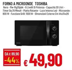Toshiba - Forno A Microonde