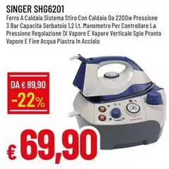 Singer - Shg6201