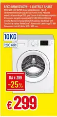 Beko - Bmw U32w Lavatrice Smart