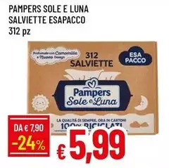 Pampers - Sole E Luna Salviette