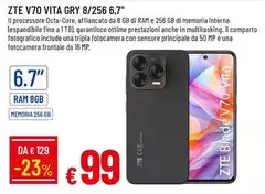 ZTE - Gry 8/256 6,7"