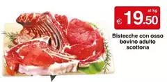 Bistecche Con Osso Bovino Adulto Scottona