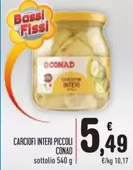 Conad - Carciofi Interi Piccoli