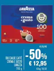 Lavazza - 100 Cialde Caffè Crema E Gusto