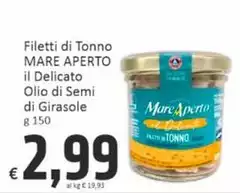 Mare Aperto - Filetti Di Tonno Il Delicato Olio Di Semi Di Girasole