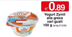 Parmalat - Yogurt Zymil Alla Greca