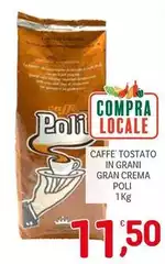 Poli - Caffe' Tostato In Grani Gran Crema