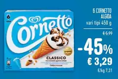 Algida - 6 Cornetto