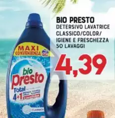 Bio Presto - Detersivo Lavatrice Classico