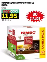 Kimbo - 80 Cialde Caffe' Macinato Fresco