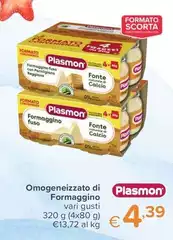 Plasmon - Omogeneizzato Di Formaggino