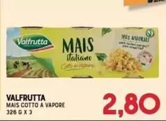 Valfrutta - Mais Cotto A Vapore