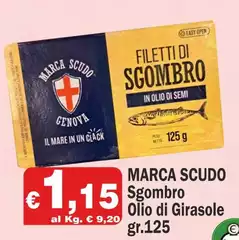 Marè - Marca Scudo Sgombro Olio Di Girasole
