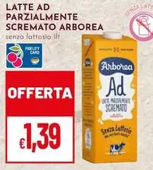 Arborea - Latte Ad Parzialmente Scremato