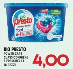 Bio Presto - Power Caps Classico/igiene E Freschezza