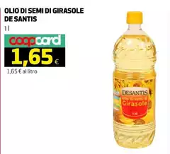 De santis - Olio Di Semi Di Girasole