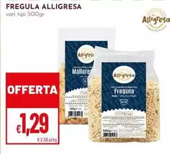 Alligresa - Fregula