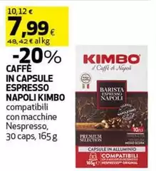 Kimbo - Caffè In Capsule Espresso Napoli