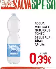 Crai - Acqua Minerale Naturale Fonte Delle Alpi