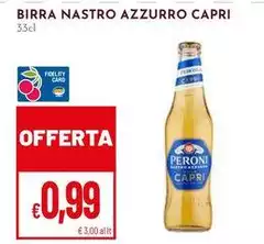 Nastro Azzurro - Birra Capri